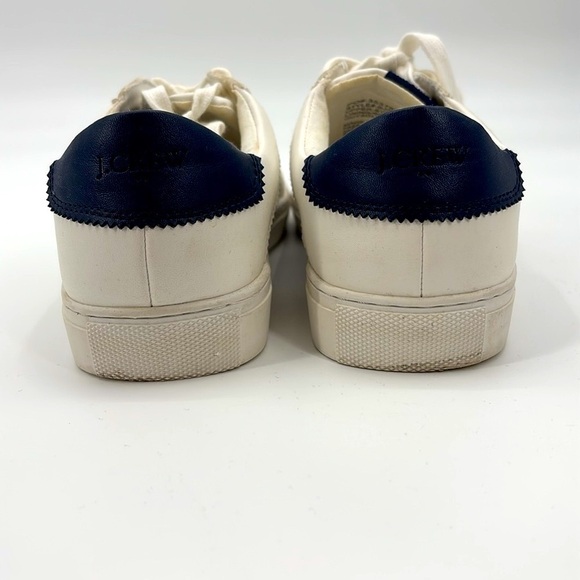 J Crew Factory Striped road trip sneakers in white size 10 - Picture 5 of 8